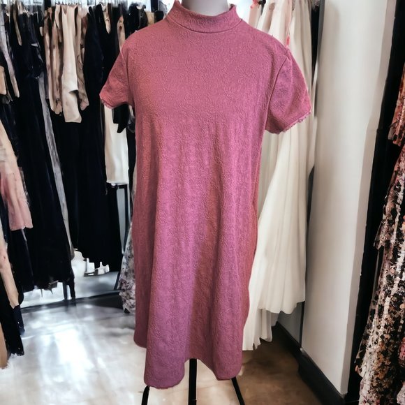 Simply Vera - Maroon A Line Mini Dress w/ Pockets Size XL - Picture 1 of 6